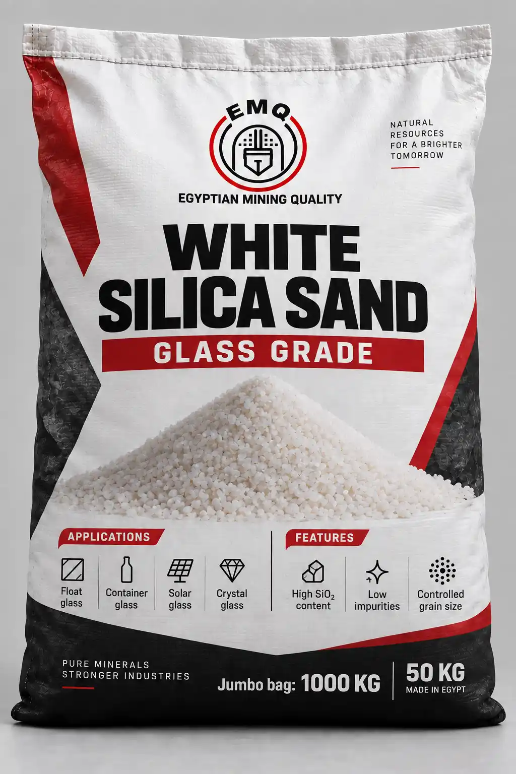 White Silica Sand - Glass Grade
